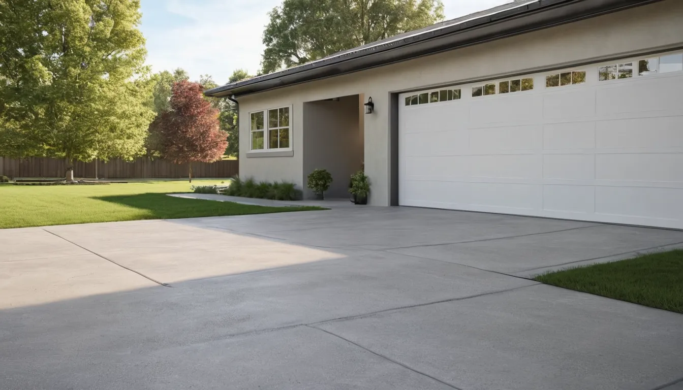 Independent provider rolling a coating onto a prepared concrete garage floor in a the Mesquite area home